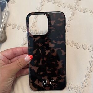 Stylish Brown Tortoise Shell Phone Case